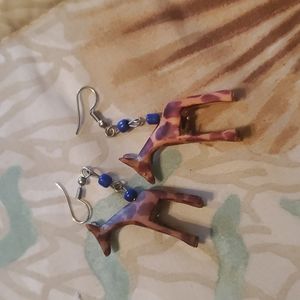 Giraffe earrings